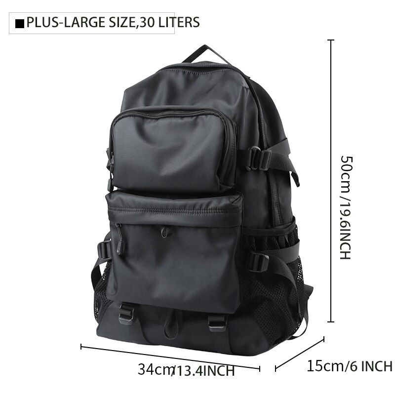 Thumbnail: Sell Well Casual Street Style Male Backpack Large Capacity 17inch Laptop Travel