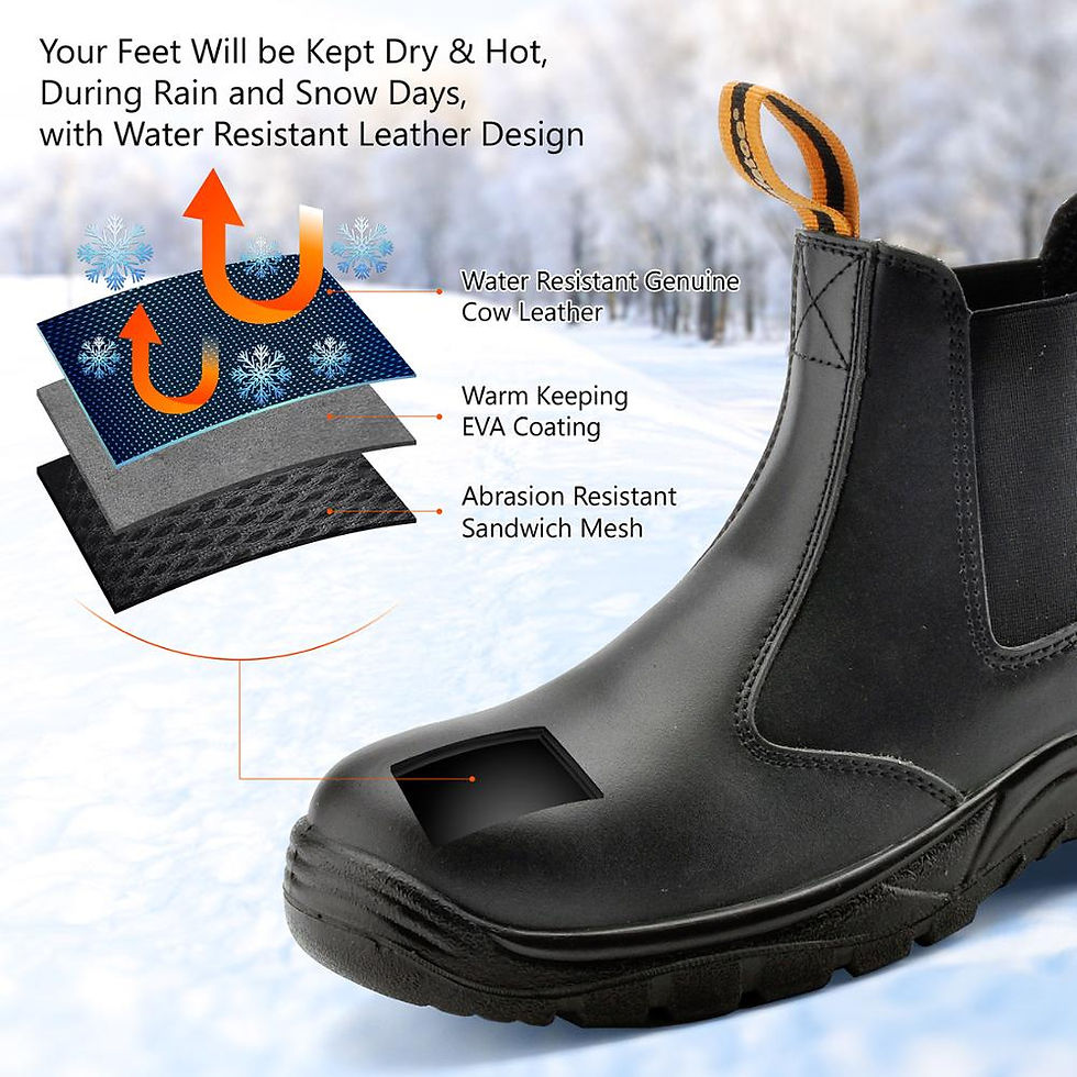 Thumbnail: Safetoe S3 Safety Shoes With Steel Toe Cap,Light Weight Breathable Work Boots