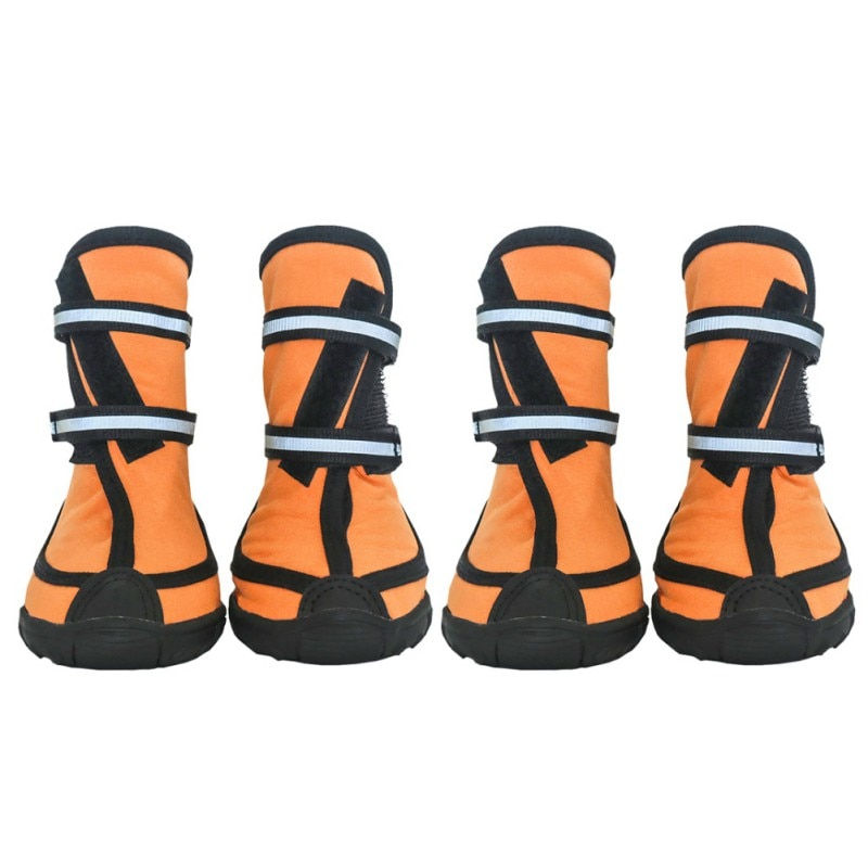 Thumbnail: Dog Boots for Medium Large Dogs Waterproof Dog Shoes Nonslip Rubber Soles Refle