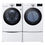 Thumbnail: LG 4.5 cu. ft. Front Load Washer with TurboWash 360° and 7.4 cu. ft. GAS Dryer