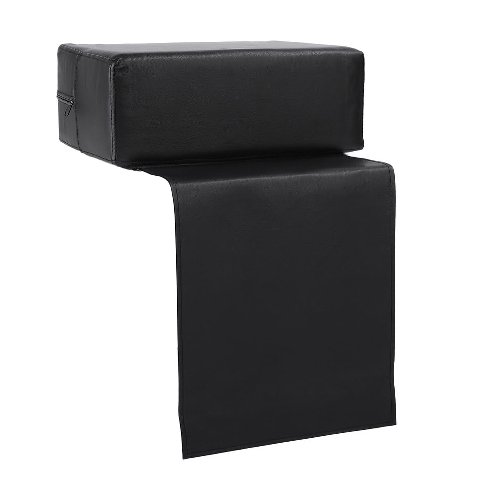 Thumbnail: Children Barber Chair Heightening Booster Seat Cushion Salon Equipment Black US