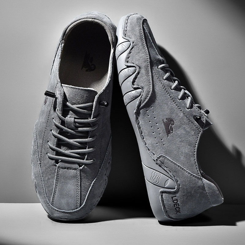 Sīktēls: Men Leather Casual Shoes Free Shipping Sneakers Low Top Comfortable Italian Men