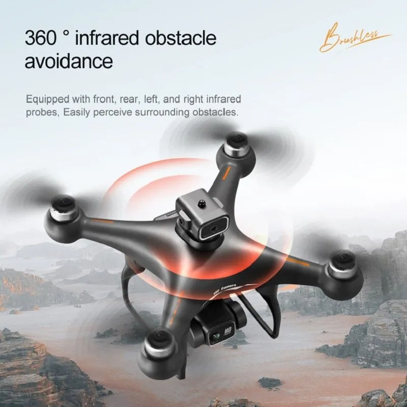 Sīktēls: S116 MAX Elf Drone 4K HD Dual ESC Camera Optical Flow Localization Brushless 36