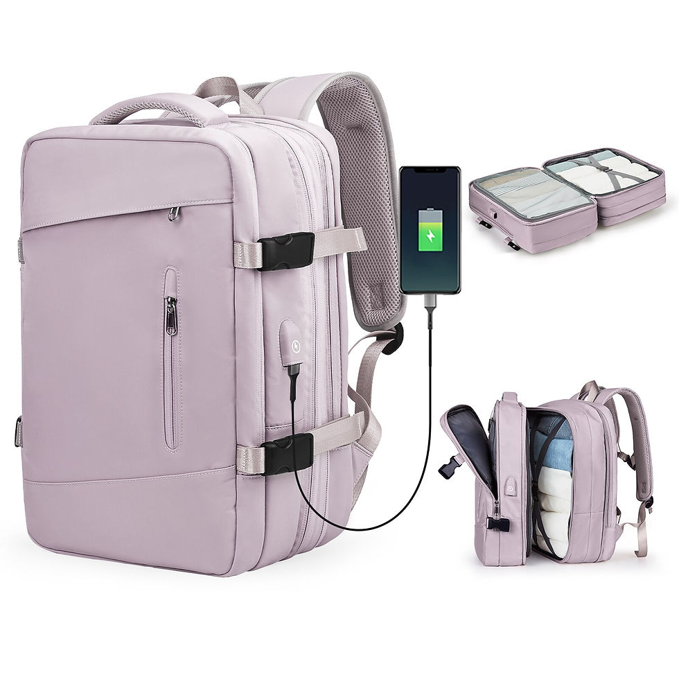 Thumbnail: Travel Laptop Backpack, Extra Large 25-40L Expandable Carry On Backpack for Wom