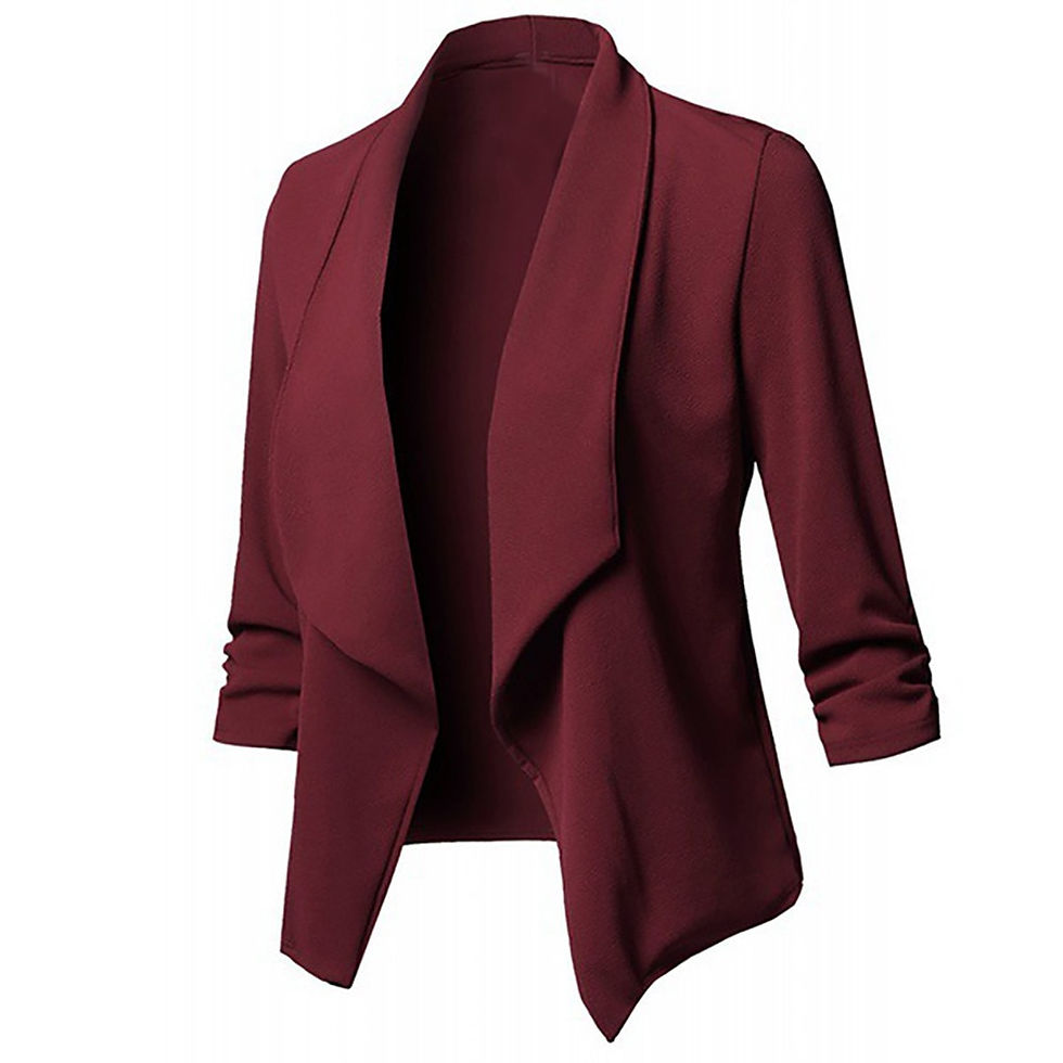 Imej kecil: New Women Thin Blazers Cardigan Coat 2023 Long Sleeve Women Blazers and Jackets