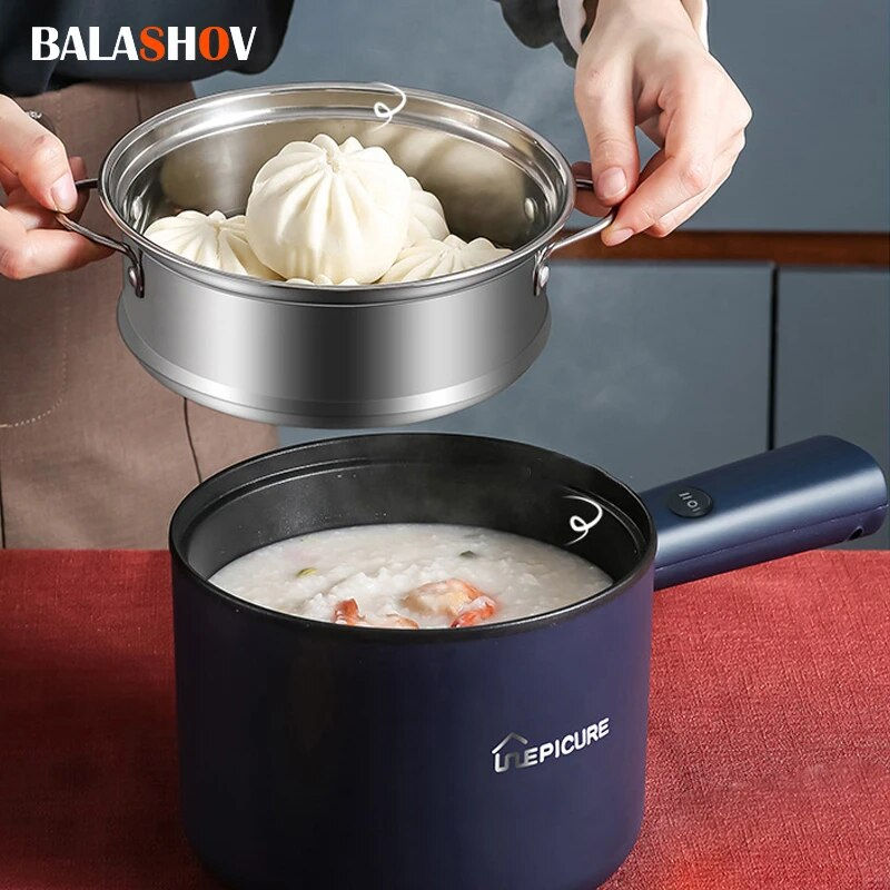 Multi-function Mini Cooker Non-stick Pan Single/Double Layer Electric Cooking M