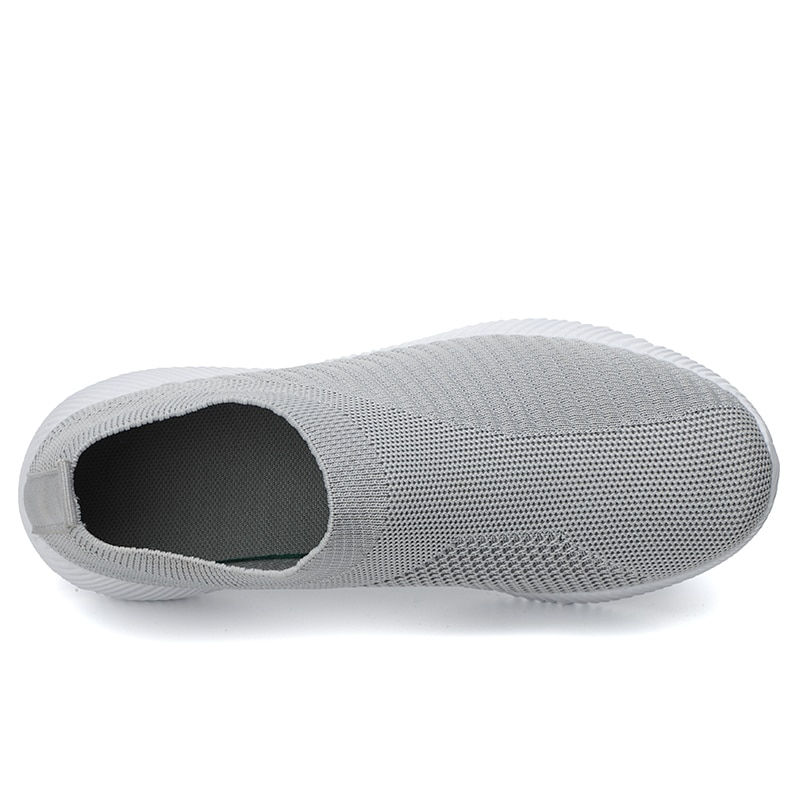 Thumbnail: Women Vulcanized Shoes High Quality Women Sneakers Slip On Flats Shoes Women Lo
