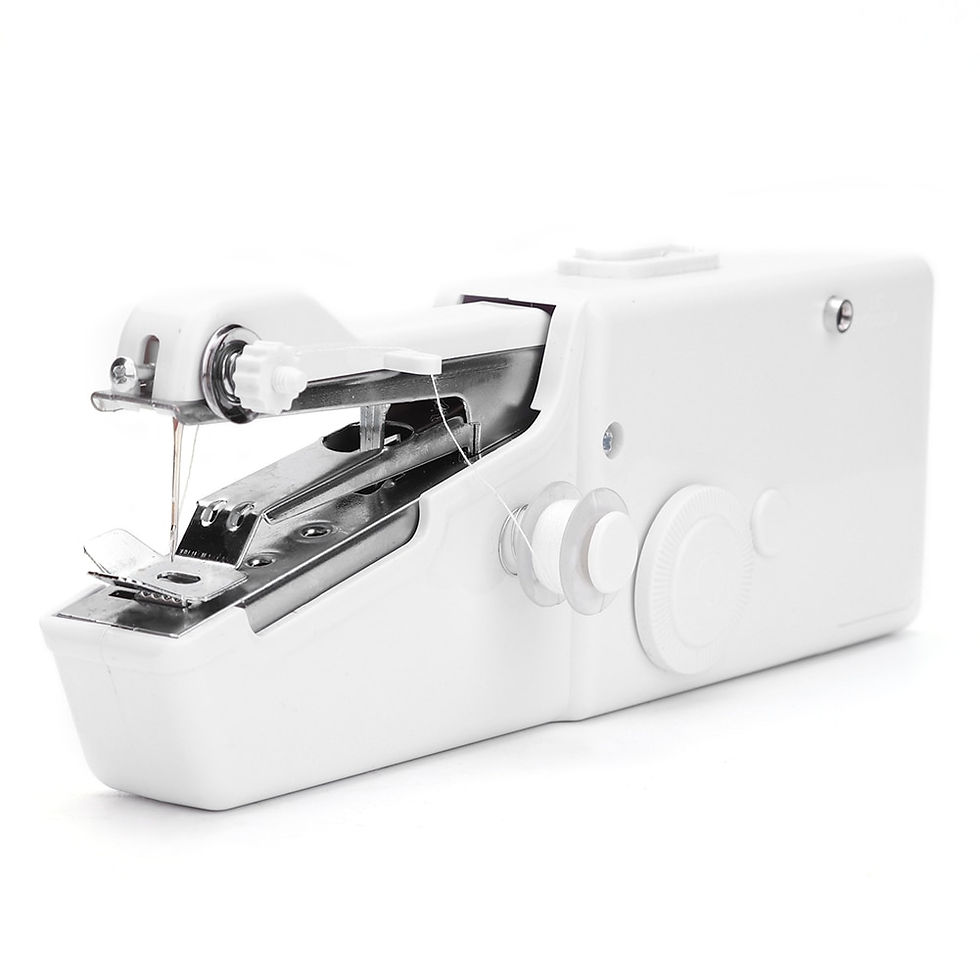 Thumbnail: Mini Portable Handheld Electric Sewing Machine Multifunction Set with Coils Nee
