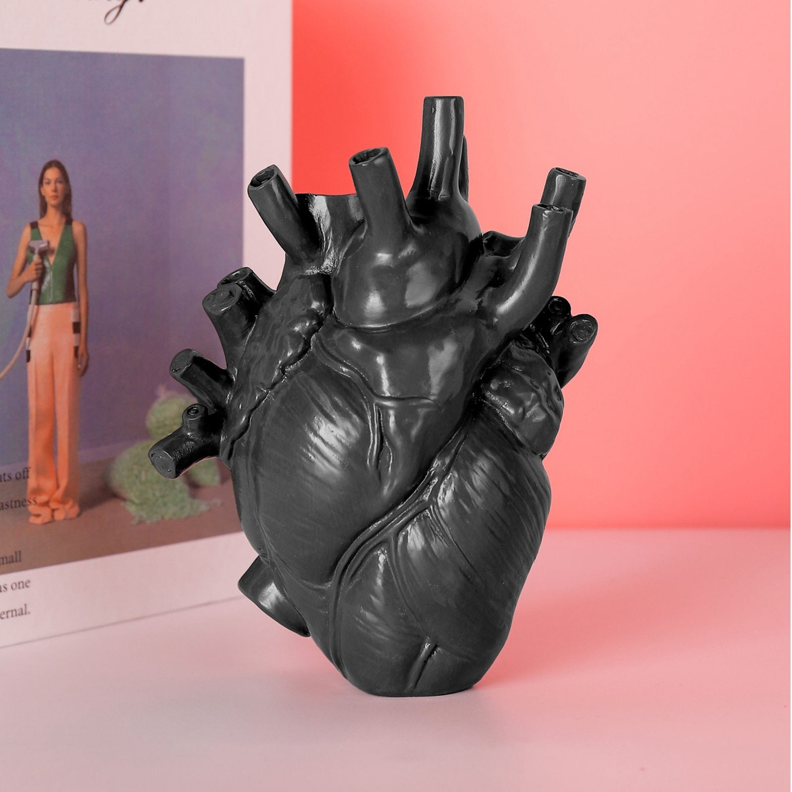 Heart Vasevases For Flowers Creative Heart Shaped Sculpture Customized Vase Hea