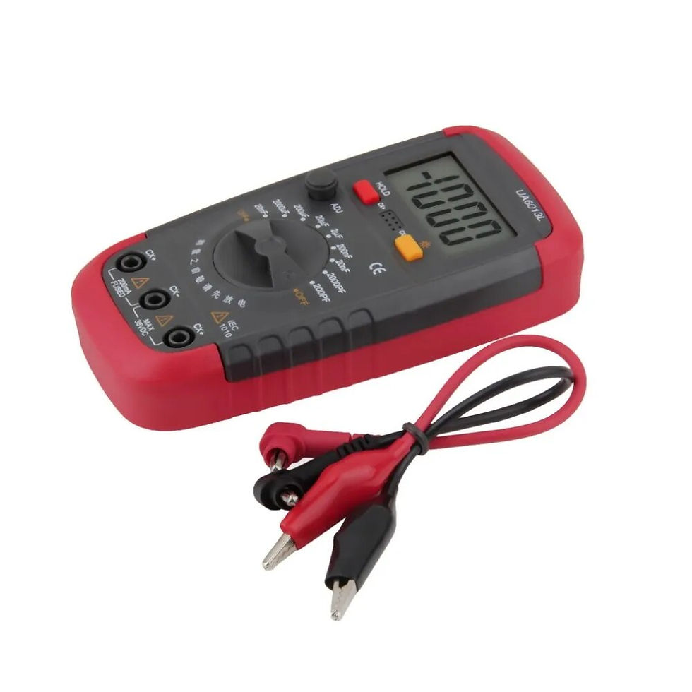 Thumbnail: Newest UA6013L Auto Range Digital LCD Capacitor Capacitance Test Meter 0.1 to 2