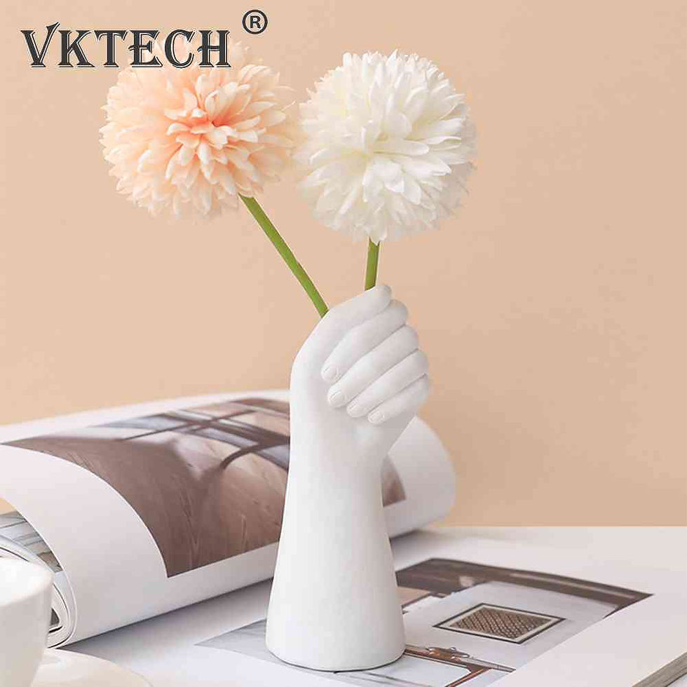 Miniatiūra: Nordic Creative Vase Home Decor Gesture Flowers Vase Flower Arrangement Dried F