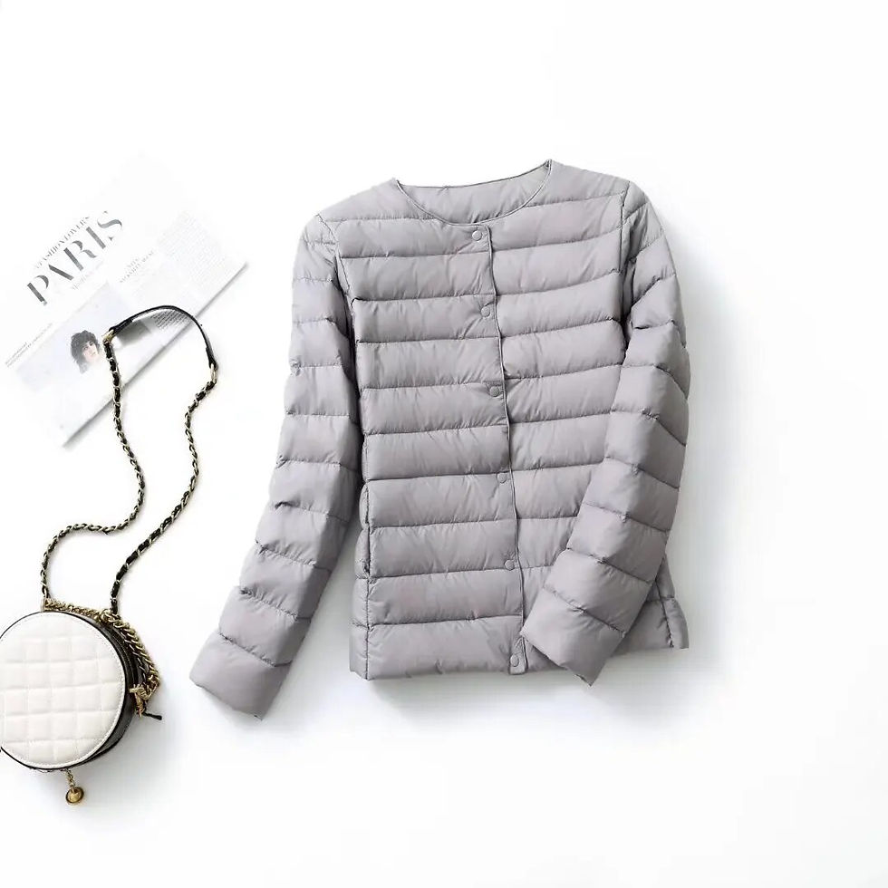 Miniatura: 2023 New Winter and Autumn Fashion Women Liner Duck Down Jacket Female Fall Win