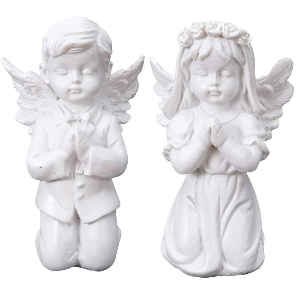 Thumbnail: Angels Statues Praying Cherub Adorable Cherubs Angel Decoration Figurine Indoor
