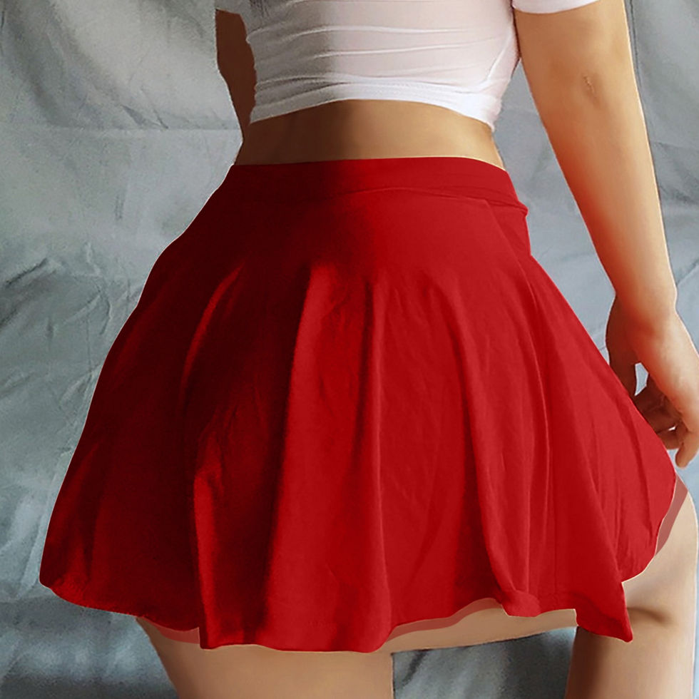Miniature : Women Summer High Waist Solid Skirts Casual Korean A Line Shirts Japanese Schoo