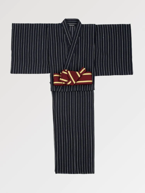 Japanese Men's Traditional Kimono Bathrobe And Household Clothes