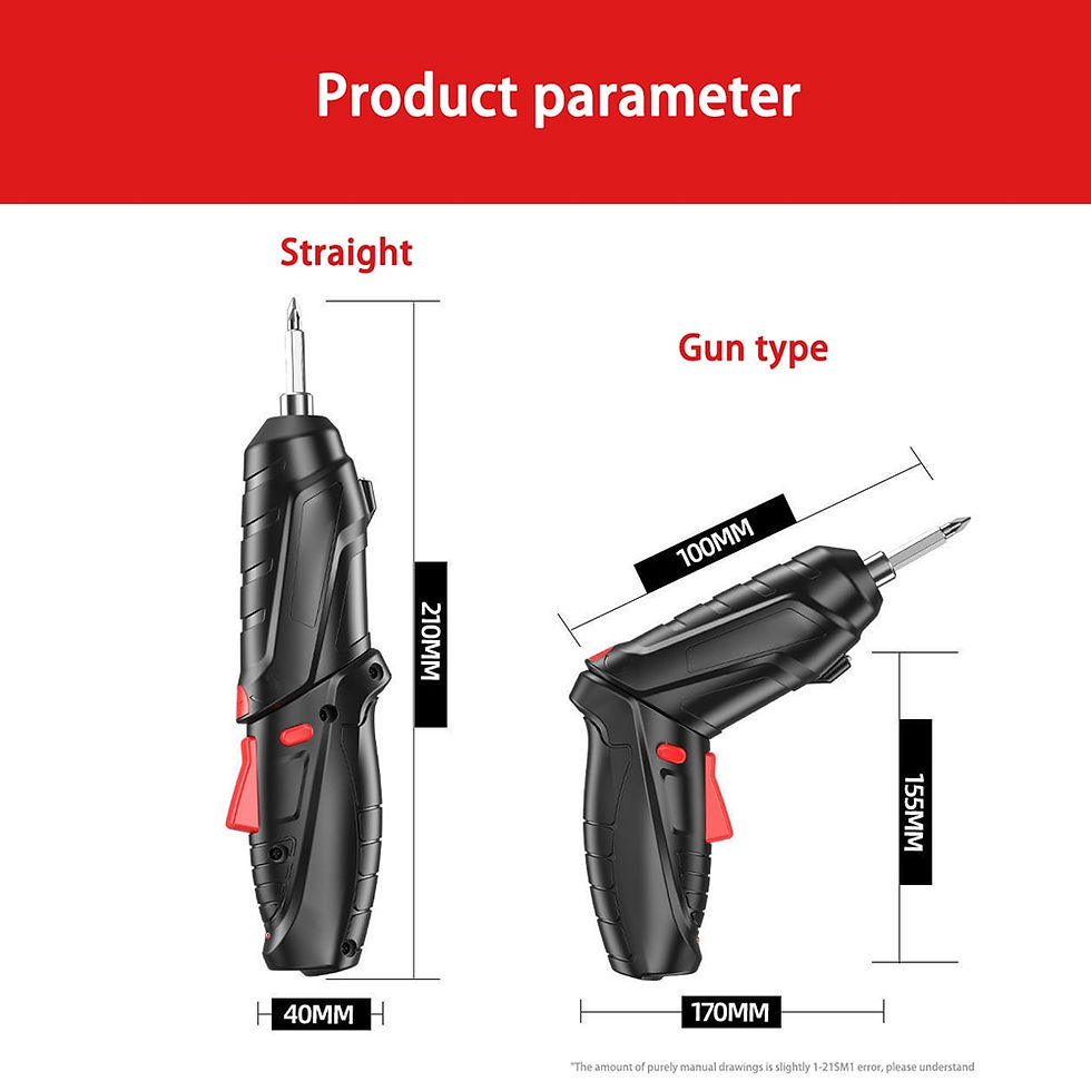 Thumbnail: Electric Screwdriver Battery Rechargeable Cordless Screwdriver Powerful Impact