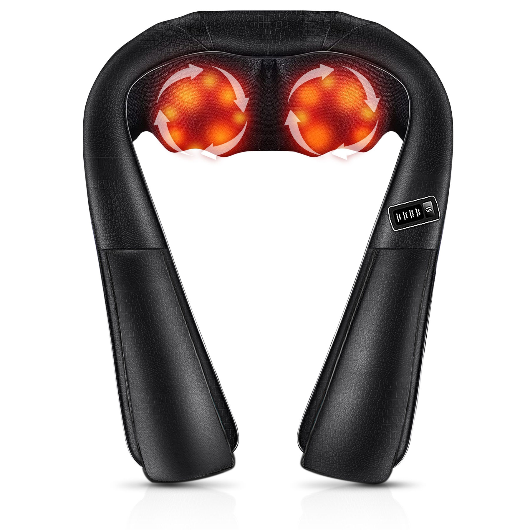 BILITOK Shiatsu Neck and Back Massager with Heat,Electric Deep Tissue Kneading