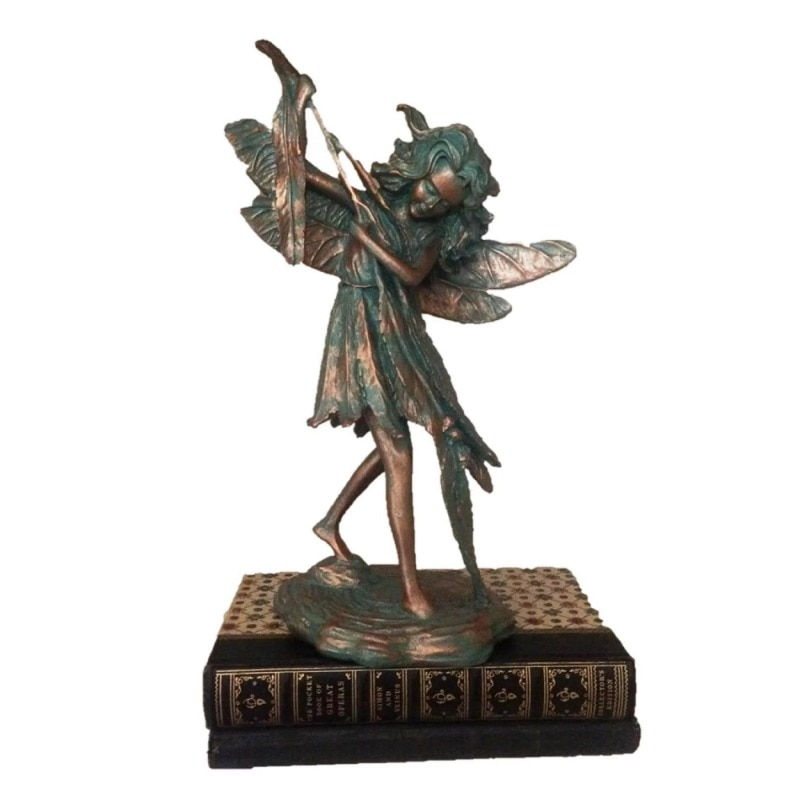Thumbnail: Home Patio & Garden Statue Figurine Homestyles 9.5"H Samantha Willow Fairy in B