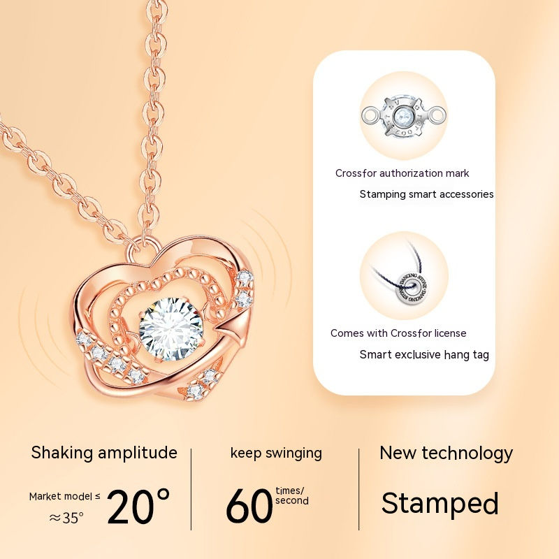 Thumbnail: Heart Necklace S925 Sterling Silver