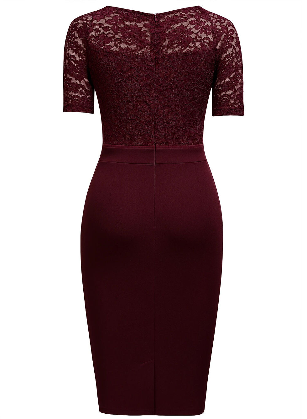Thumbnail: REPHYLLIS Women  Cocktail Party Dresses Wedding Guest Evening Lace Ruffles Eleg