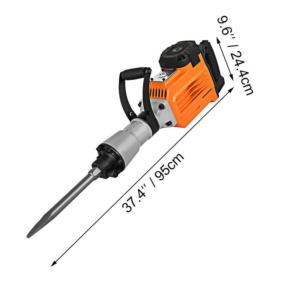 Thumbnail: VEVOR 1400W 1500W 3600W Demolition Jack Multifunctional Rotary Hammer Ground Br