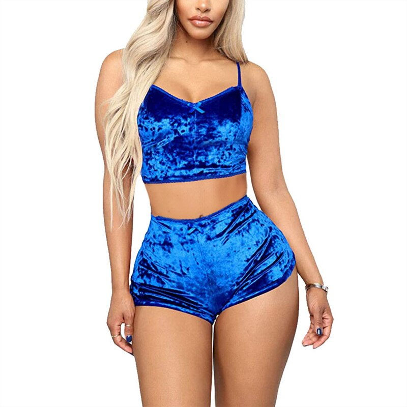 Miniatura: Gorgeous Lingerie Set Velvet Sleepwear Women's Pajama Set Gorgeous Temptation