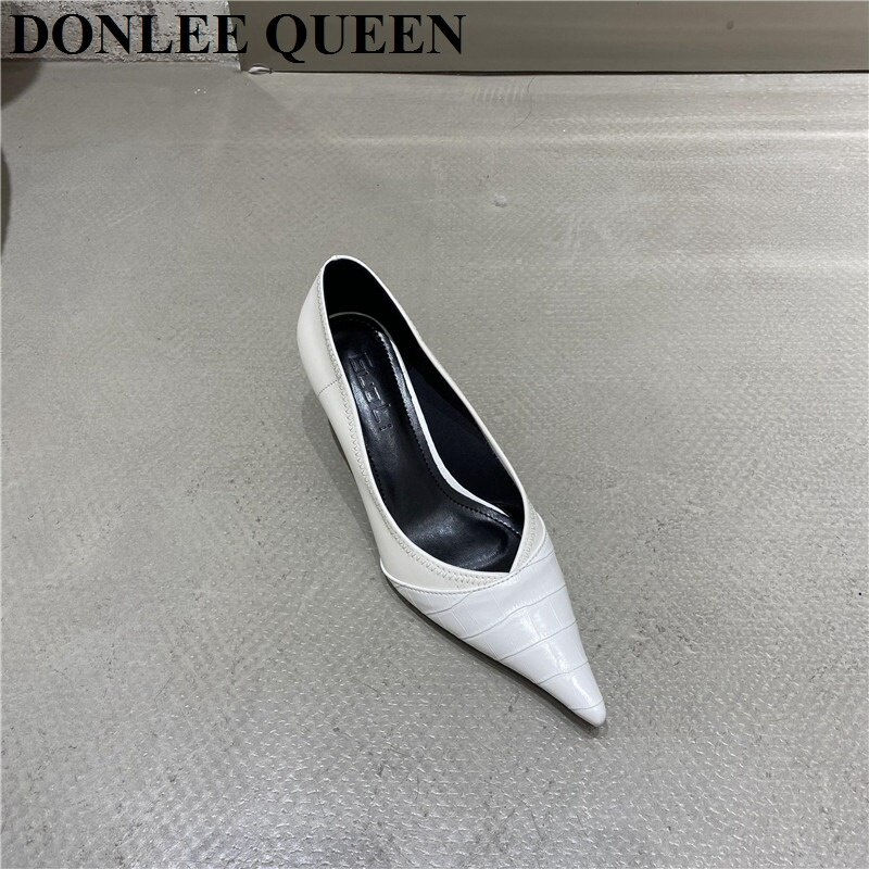 Thumbnail: Fashion Pointed Toe High Heels 5cm Pumps Elegant Shoes Women Female Office Dres