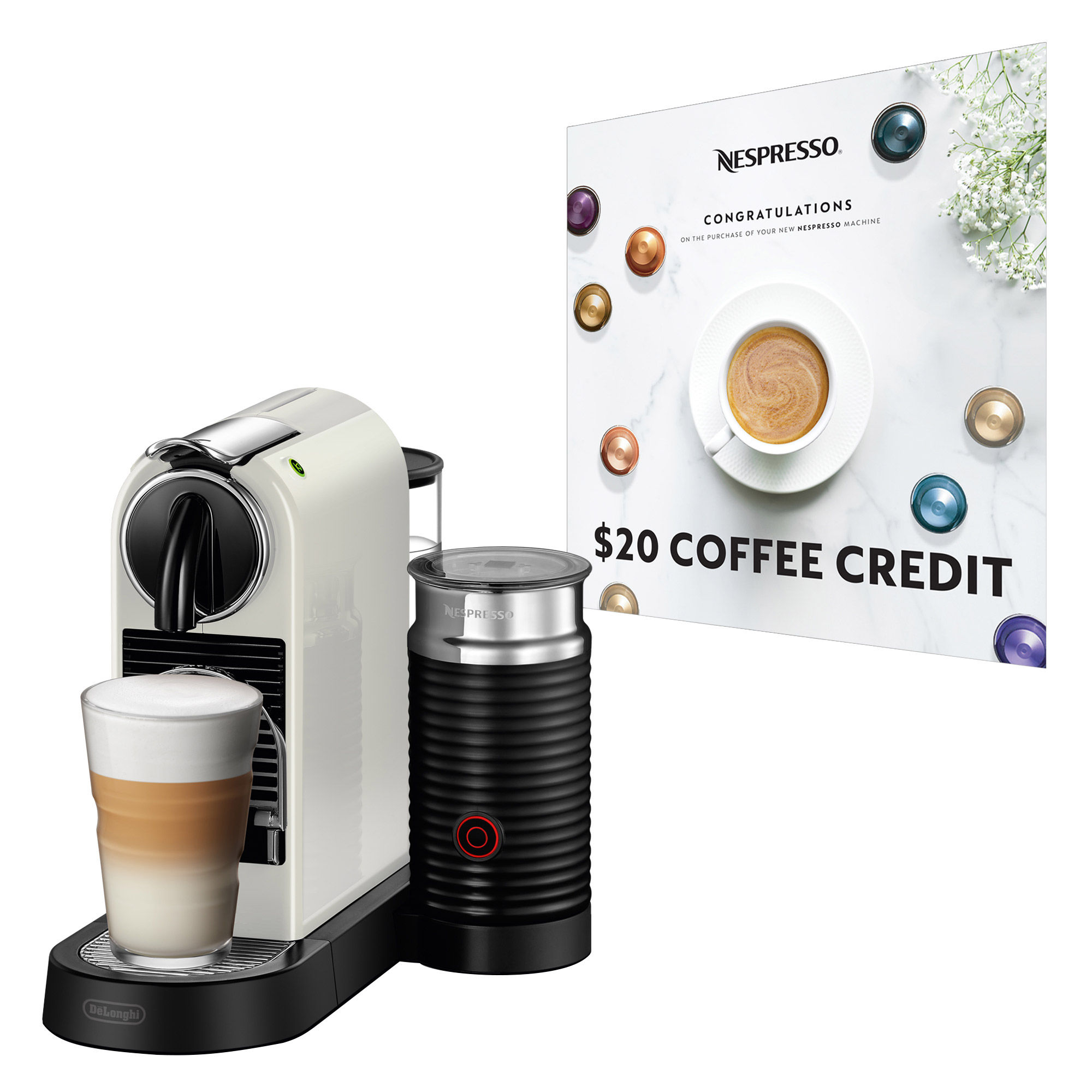Nespresso CitiZ&Milk Espresso Machine by De'Longhi