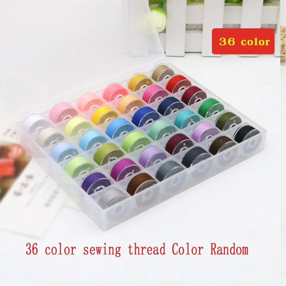 25/36 Color Handmade Embroidery Sewing Threads Polyester Home Hand Stitching Se