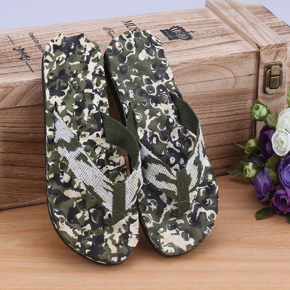 Thumbnail: Camouflage Flip Flops Slippers Shoes Sandals Slipper indoor & outdoor Casual