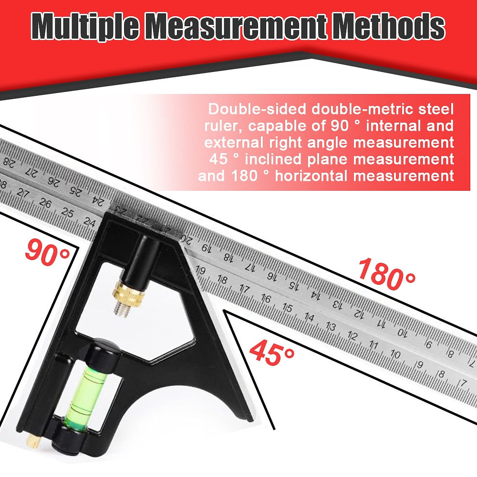 Thumbnail: DIY Precise Stainless Steel Aluminum Measuring Tools Adjustable Woodworking Too
