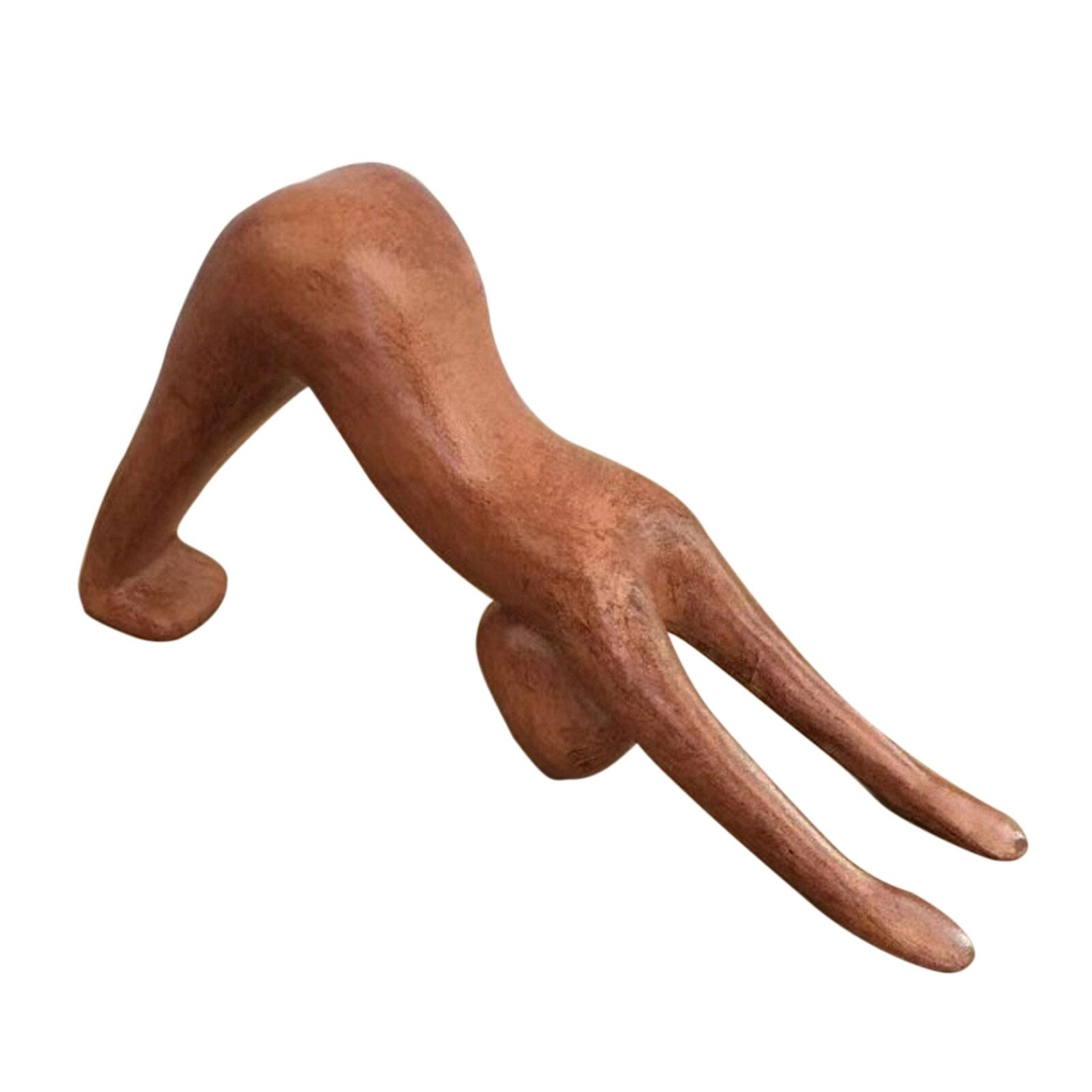 Yoga Statue Figurines Wooden Yoga Poses Meditation Statue - Handmade Wood
