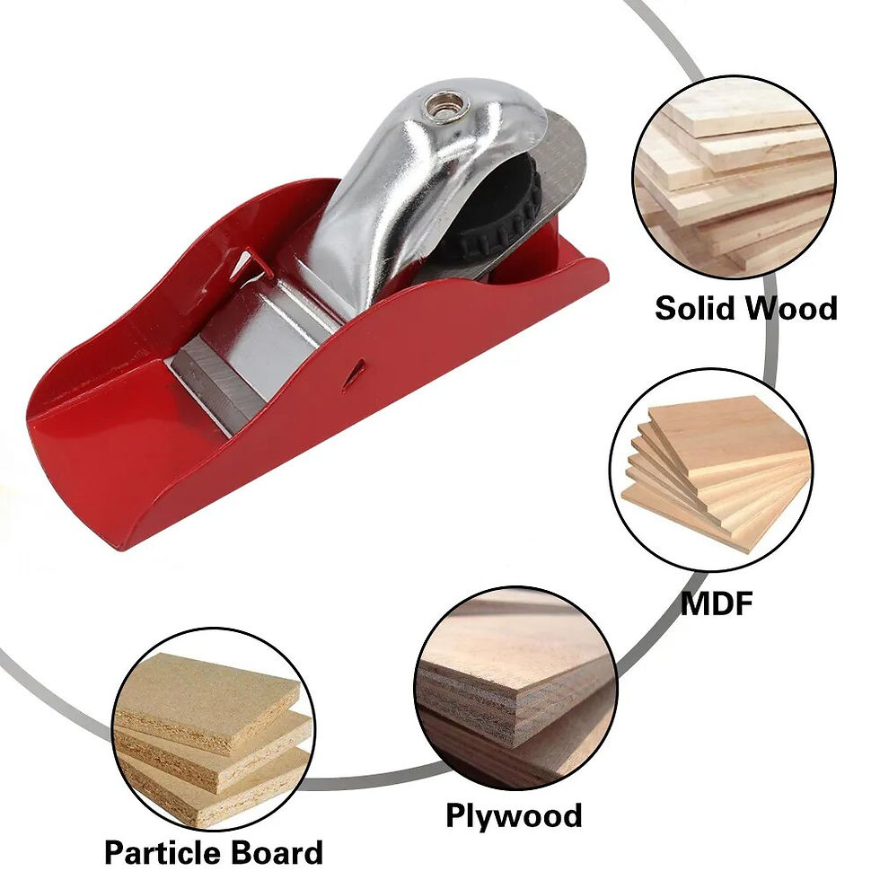 Thumbnail: Portable Mini Deburring Hand Planer Pocket Plane Wood Cutting Bottom Edge Trimm