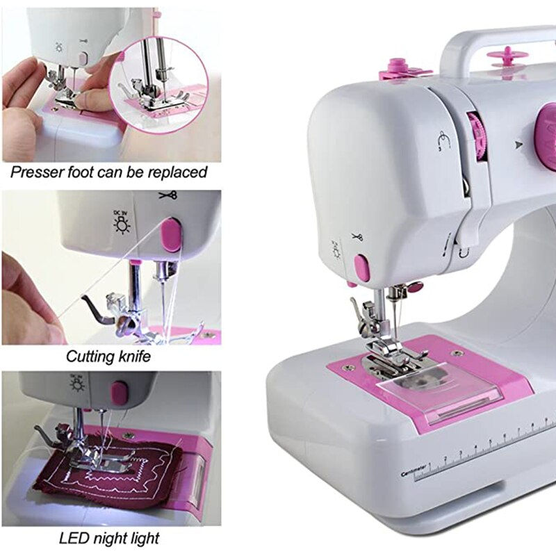 Thumbnail: Ne-Cs141W-M Portable Mechanical Sewing Machine