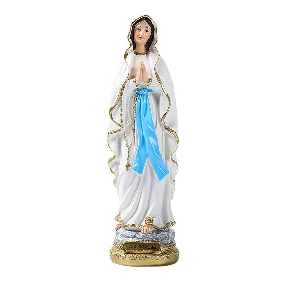 Thumbnail: Virgin Mary Statue Garden Art Sculpture Yard Lawn Decoration Jesus Statue Bless