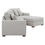 Thumbnail: Thomasville Ezra Fabric Sectional with Ottoman