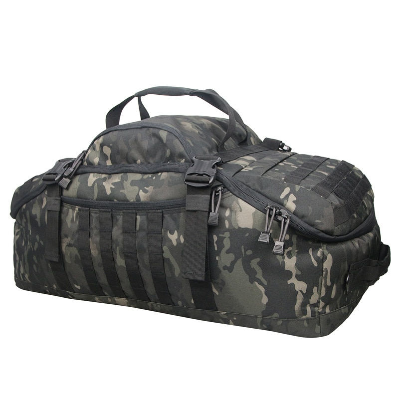 Thumbnail: 60L Travel Duffel Bag with Adjustable Strap Weekender Bag for Men Women