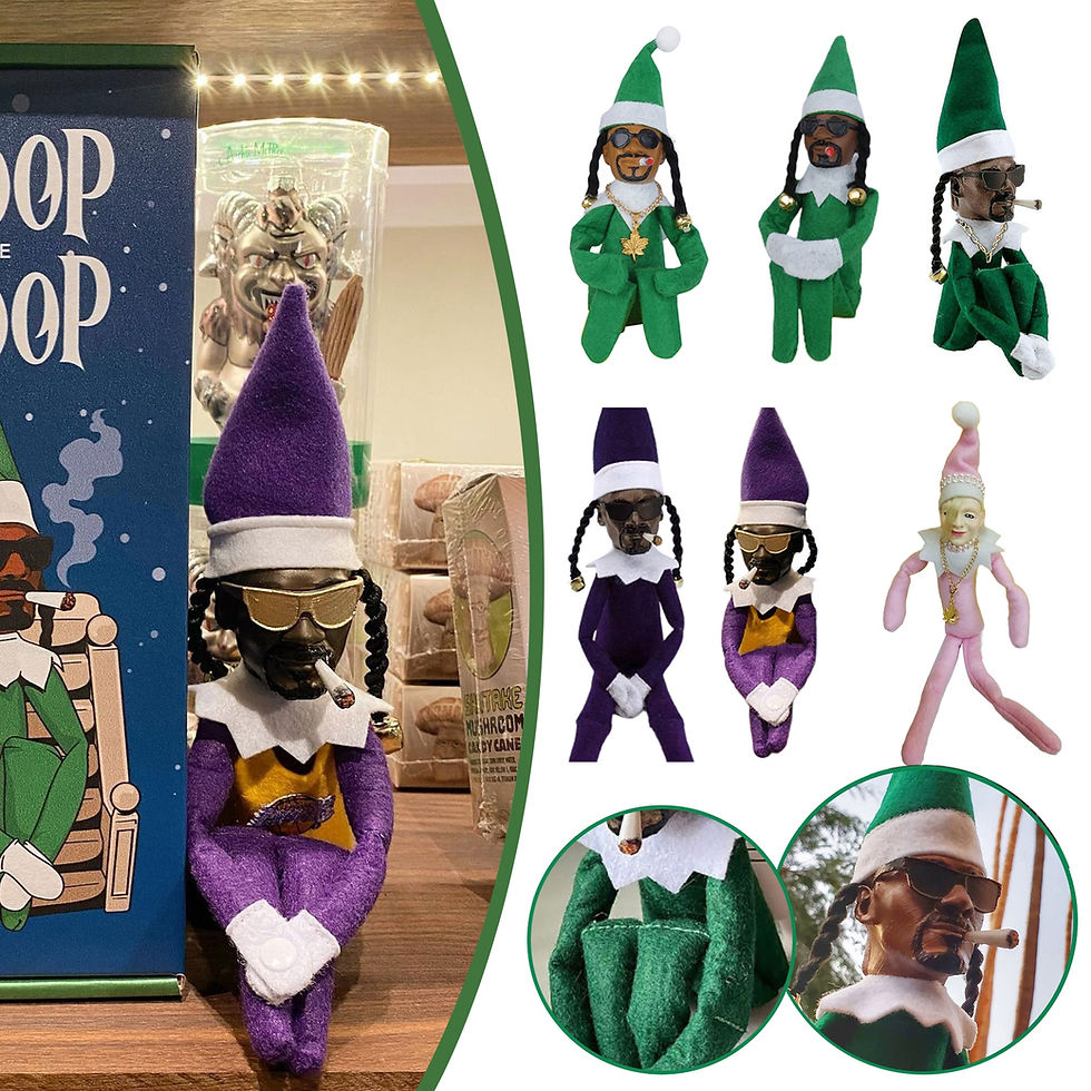 Thumbnail: Snoop on A Stoop Christmas Elf Doll Elf On The Shelf Home Decoration Christmas