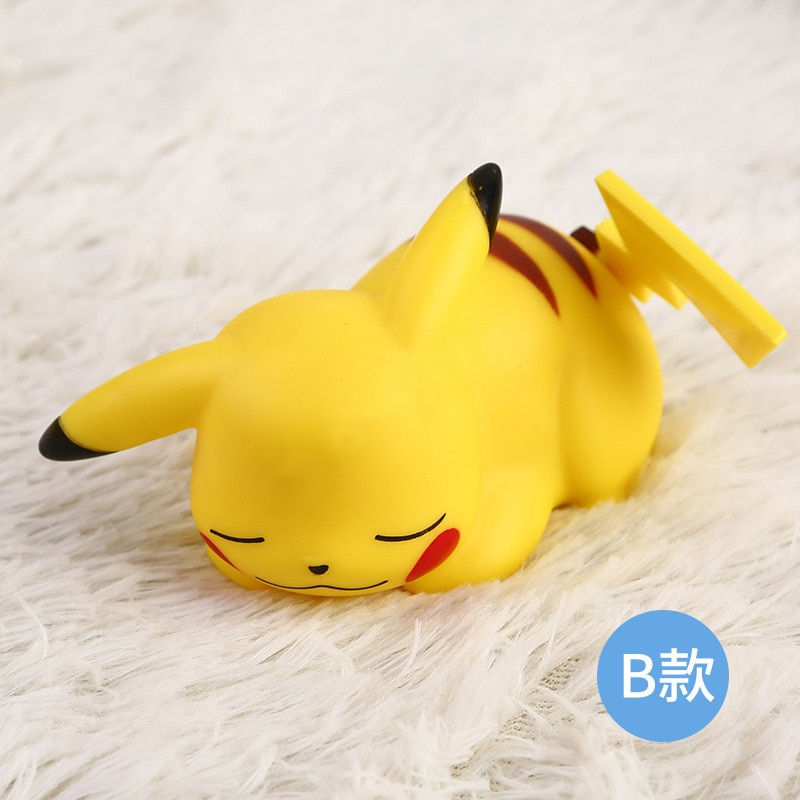 Thumbnail: Original Genuine Pokemon Bedside Night Light Kawaii Pikachu Cartoon Soft Light