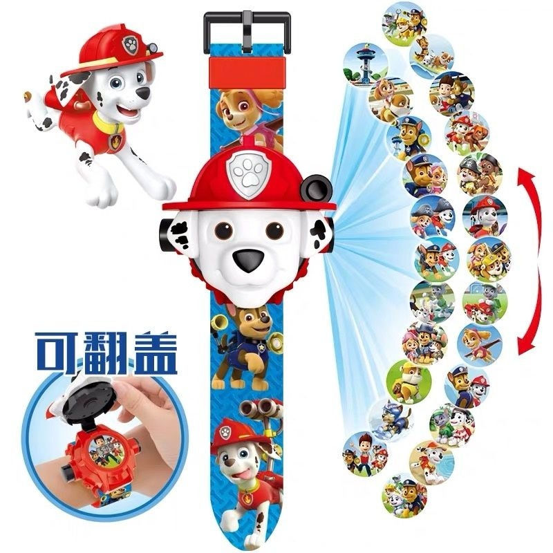 Thumbnail: Anime Paw Patrol Digital Watch Projection 24 Style Anime Action Figures Dog Pup