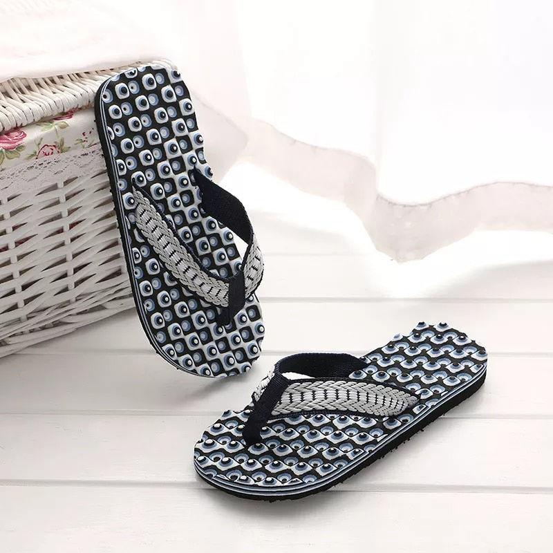 Thumbnail: Men Kids Flip Flops Camouflage Slippers Water Sandals Antislip Casual Shoes