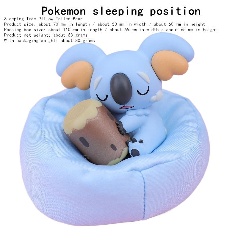 Thumbnail: 6 Styles Pokemon Pikachu Bulbasaur Figures toys Sleep Starry Dream Series Actio