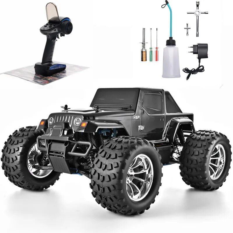 Thumbnail: HSP RC Truck 1:10 Scale Nitro Gas Power Hobby Car Two Speed Off Road Monster 94