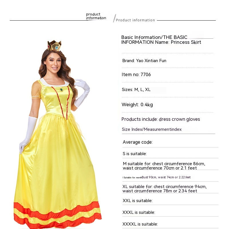 Indexkép: Halloween Costume Princess Dress Party Stage Wear