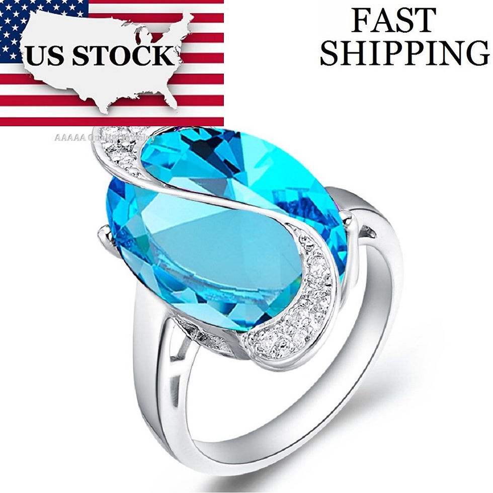 Thumbnail: USA STOCK Uloveido 50% Wedding Rings for Women Costume Jewelry