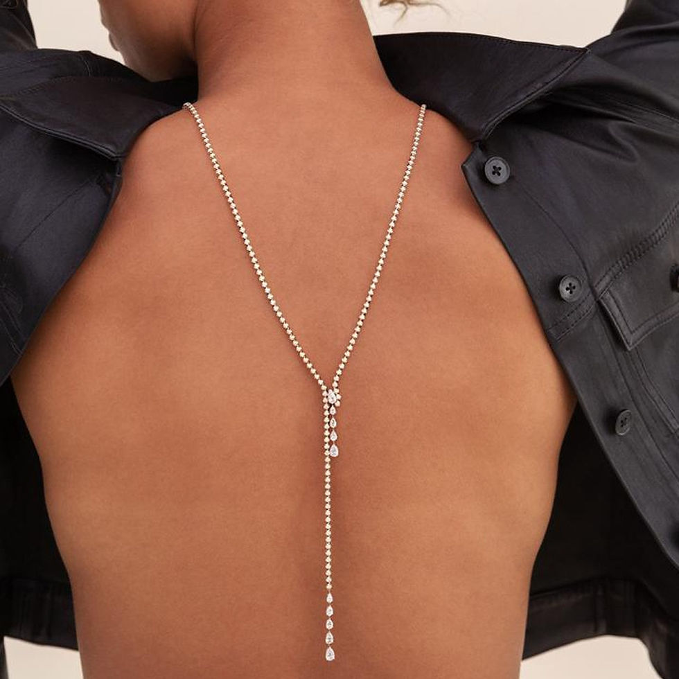 Thumbnail: Stonefans Fashion Bridal Rhinestone Back Necklace Accessories Wedding