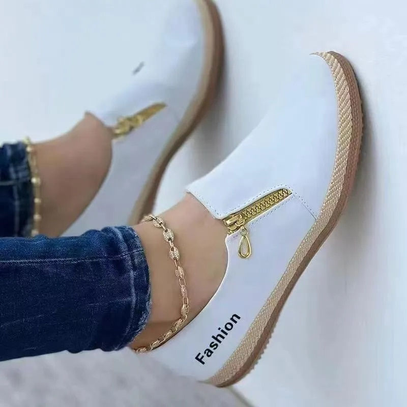 Thumbnail: Women Flats Sports Shoes 2022 New Autumn Designer Classic Walking Casual Sneake