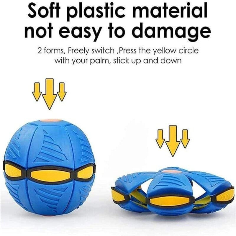 Thumbnail: Blue Flying Saucer Ball Outdoor Parent Child Toy Foot Magic Deformation Foot Pr