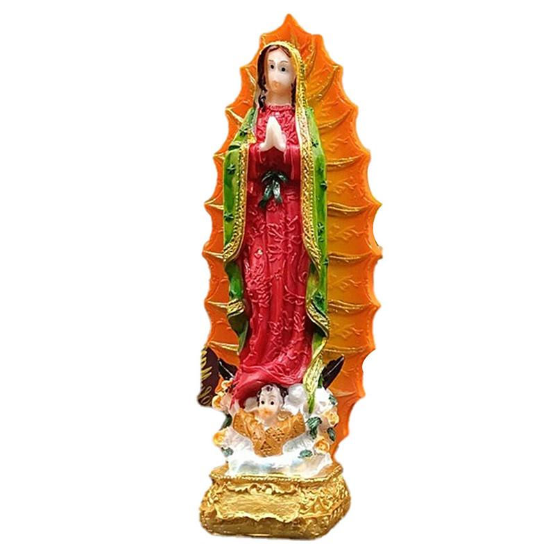 Miniatura: Mother Mary Statue Indoor Virgin Mary Resin Figurine Devotional Our Lady Statues