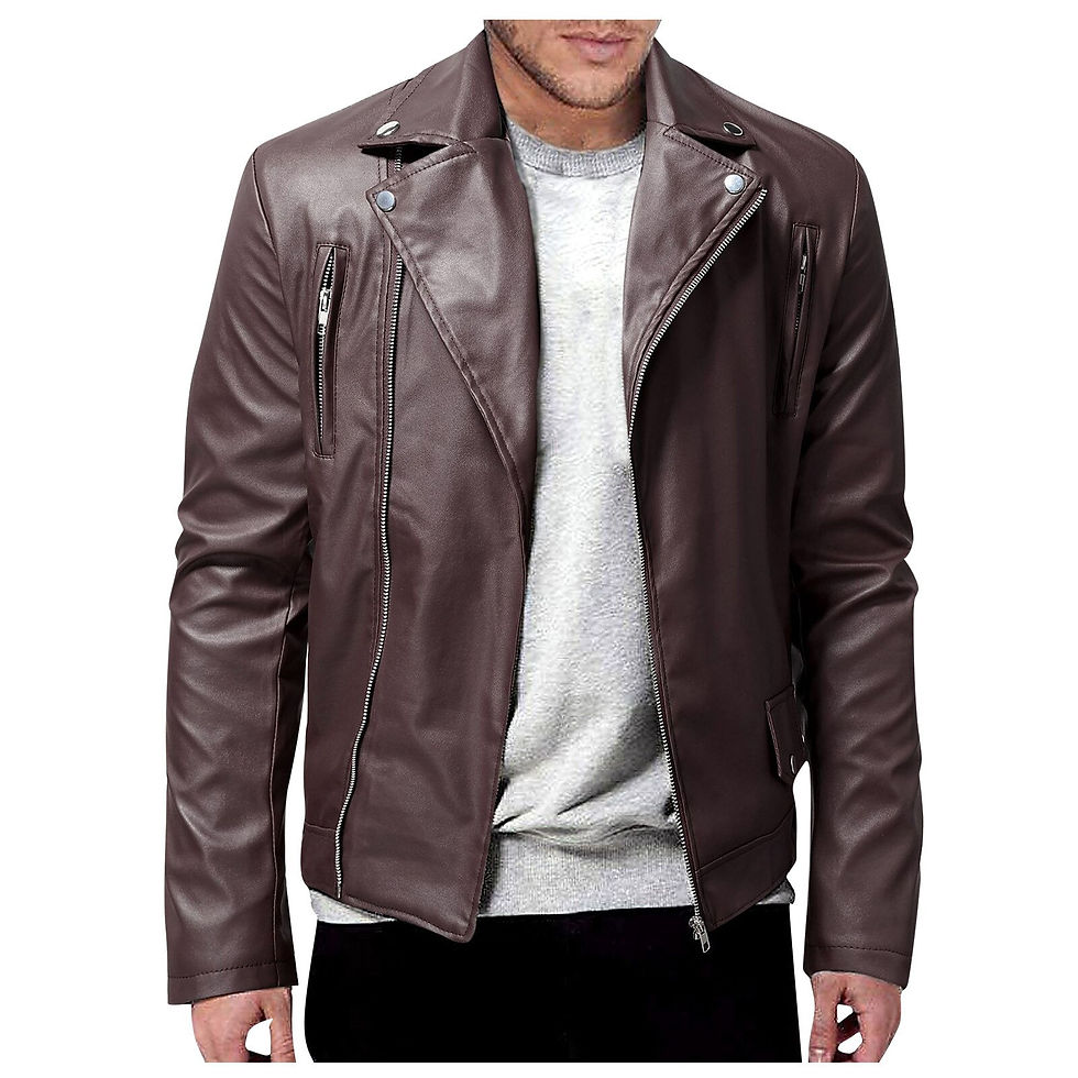 Thumbnail: Homme Men Clothing Plus Size Man Casual Blazer Jackets Male Anti-wind Motorcycl